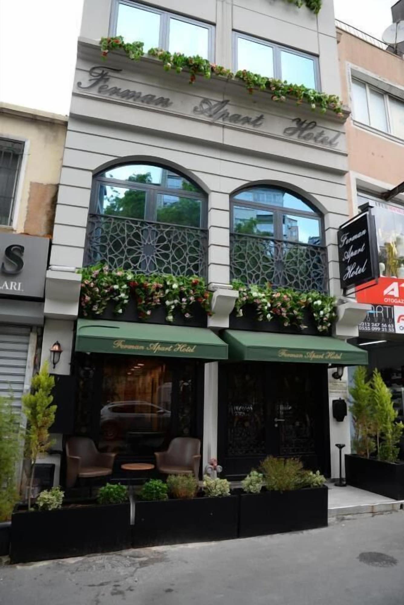 Ferman Apart Hotel Sisli Harbiye Exterior photo